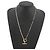 Collar de cadena T-bar de plata Bottega Veneta - vista 4