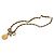 Timeless Collana in nastro con moneta vintage di Chanel Nero - vista 4