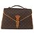 Borsa Beverly Louis Vuitton in Tela Monogram GM Marrone