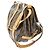 Louis Vuitton Saumur Monogram Canvas 30 Marrone - vista 3