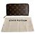 Cartera Zippy Louis Vuitton Castaño Monograma