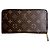 Cartera Zippy Louis Vuitton Castaño Monograma - vista 3