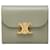 Céline Celine Triomphe Compact Wallet Green Khaki  - vue 1