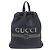 Schwarzer Leder-Rucksack von Gucci