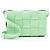 Bolso cruzado Cassette de piel de cordero Bottega Veneta Verde
