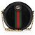 Bolso de hombro mini redondo Ophidia de ante Gucci Negro