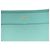 Portafoglio Hermès Togo Dogon Duo GM Blu - vista 5