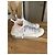 Christian Dior Sneakers alte in tela e pelle bianca Bianco - vista 3