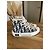 Sneakers Alte Dior Oblique in Tessuto Nero Blu Beige - vista 3