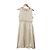 Autre Marque Vestido sin mangas Barneys New York Beige