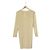 Autre Marque Demi-Luxe BEAMS Rippstrick Langcardigan Beige - Ansicht 3