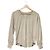 Autre Marque Mila Owen Set Top a Maniche Lunghe Gonna Lunga Beige - vista 2