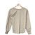 Autre Marque Mila Owen Set Top a Maniche Lunghe Gonna Lunga Beige - vista 4
