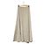 Autre Marque Mila Owen Set Top a Maniche Lunghe Gonna Lunga Beige - vista 5