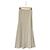 Autre Marque Mila Owen Set Top a Maniche Lunghe Gonna Lunga Beige - vista 6