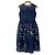 Autre Marque Chesty besticktes Organza-Kleid Blau - Ansicht 2