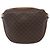 Céline Celine Vintage Macadam Schultertasche aus Canvas und Leder Braun - Ansicht 2