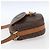 Céline Celine Vintage Macadam Schultertasche aus Canvas und Leder Braun - Ansicht 4