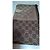 Sciarpa reversibile Gucci GG in lana marrone e beige Marrone scuro - vista 3