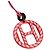 Collar Péndulo de Cuero H-Equipe Nautic de Hermès Rosa - vista 2