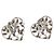 Orecchini a forma di cuore Olive Leaf di Paloma Picasso di Tiffany & Co. Argento