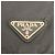 Bolso de hombro de nylon negro con placa de logo triangular Prada - vista 5