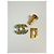 CHANEL rara chiusura originale CC turnlock D'oro Blu chiaro - vista 2