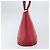 Borsa tote vintage Burberry in pelle Rosso - vista 3