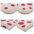 Pochette Neverfull Louis Vuitton Infinity Dot Yayoi Kusama Bianco Rosso - vista 3