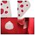 Pochette Neverfull Louis Vuitton Infinity Dot Yayoi Kusama Bianco Rosso - vista 5