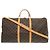 Monogram Boston Bag Keepall Bandoulière 60 Louis Vuitton Braun Monogramm