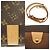 Monogram Boston Bag Keepall Bandoulière 60 Louis Vuitton Braun Monogramm - Ansicht 10