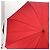 FENDI Zucchino Canvas Regenschirm aus Nylon Rot Auth ka2000 - Ansicht 3