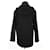 The Kooples Abrigo de algodón negro - vista 4