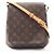 Borsa a Spalla Musette Salsa Louis Vuitton Marrone
