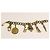 Dolce & Gabbana Raro lindo bracelete DOLCE&GABBANA dourado com globo e outros charms - vista 7