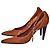 Sergio Rossi leather pumps with ankle strap brown size 37 IT