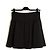 Falda Patinadora Negra Max Mara FR40 Crepé de Lana Negro UK12 US10 - vista 3
