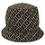 Fendi Zucchino Logo Bucket Hat Braun Marineblau