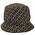 Fendi Zucchino Logo Bucket Hat Braun Marineblau - Ansicht 2