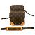 Mini borsa a spalla in pelle Monogram Louis Vuitton / Pochette Marrone