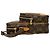 Mini borsa a spalla in pelle Monogram Louis Vuitton / Pochette Marrone - vista 5