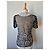 Blusa Bordada Chloé Negro Blanco - vista 6