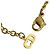 Collana pendente placcata in oro con logo Christian Dior D'oro - vista 3