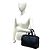 Borsa LOEWE Amazona 28 con logo Anagramma Nero - vista 2