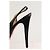 Christian Louboutin Schwarze Lederabsätze - Ansicht 5