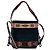 Borsa hobo piccola in pelle Diorodeo nera / rossa Christian Dior Nero - vista 3