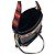 Borsa hobo piccola in pelle Diorodeo nera / rossa Christian Dior Nero - vista 5