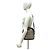 Mini borsa a spalla Pochette in tela e pelle Nova Check di Burberry Nero Beige - vista 2