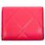 Cartera de cuero plegable Chanel Coco Mark en rosa - vista 2